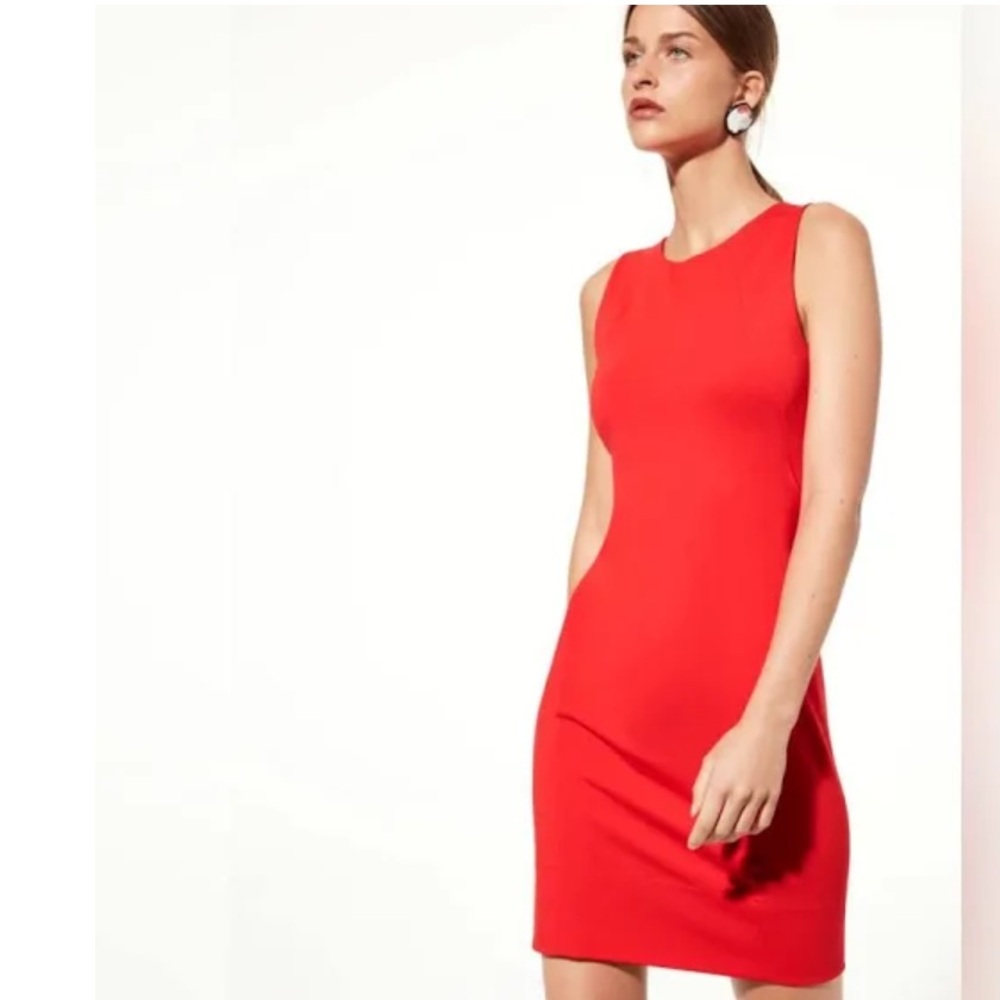 Aritzia Babaton Miguel Dress in red